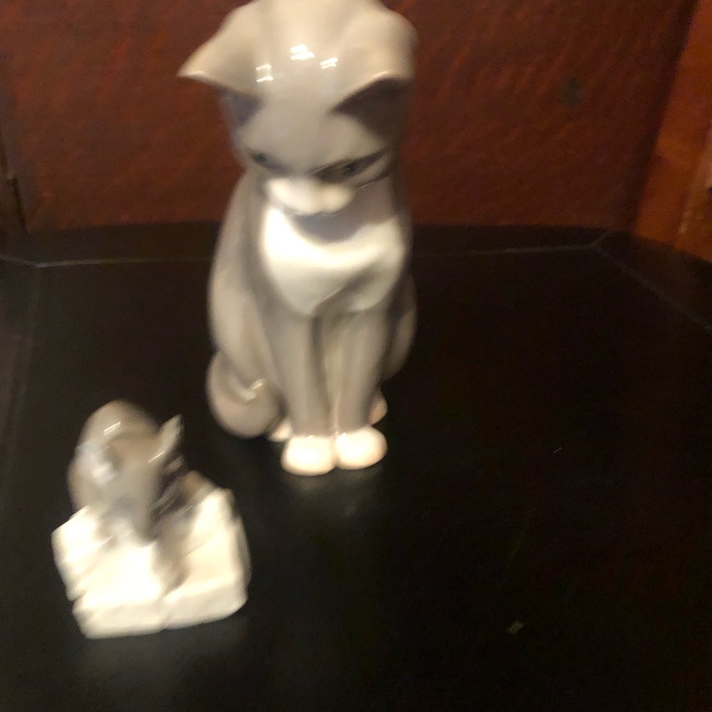 Bing & Grondahl Cat and mouse set #1876 #510